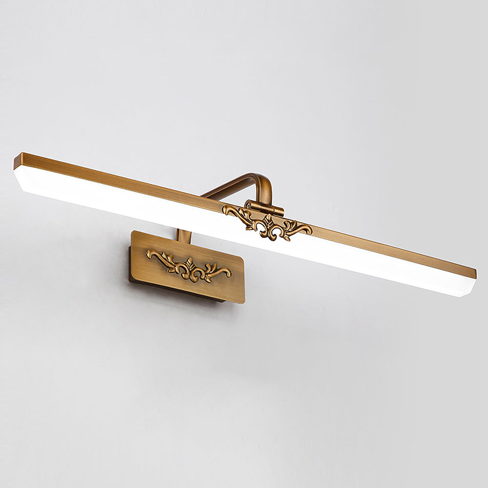 Lampsmodern Vintage Bronze Metal Bathroom Vanity Wall Lighting Long ...