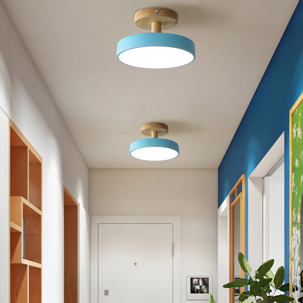 Colorful Round Flush Mount Ceiling Light