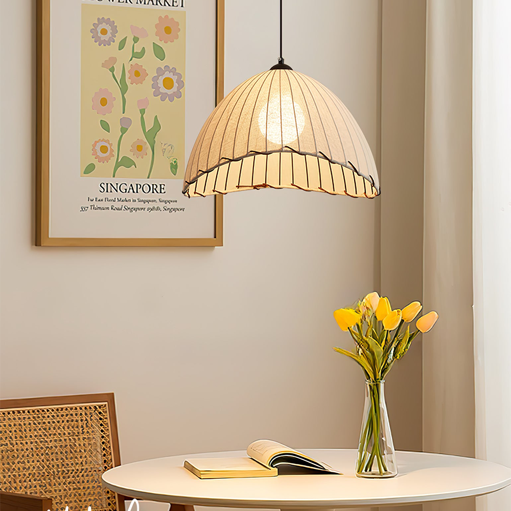 Unique Fabric Linen Maris Pendant Light