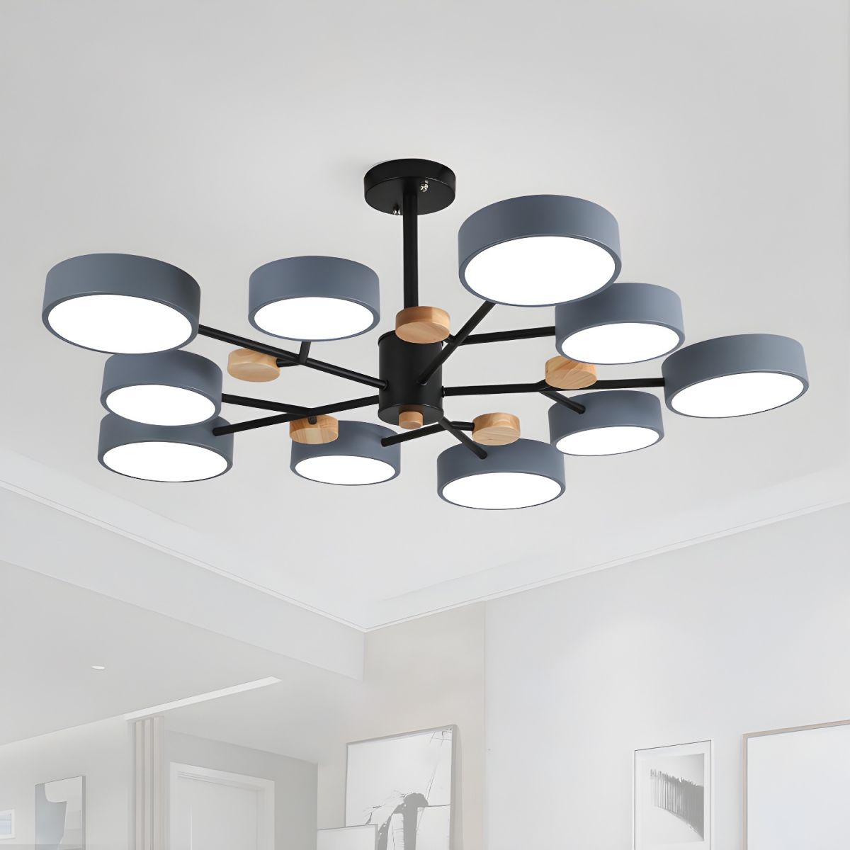Contemporary Acrylic LED Hanging Pendant Light