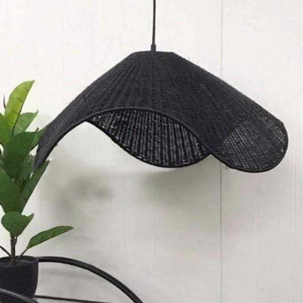 Modern Simple Handwoven Rattan Pendant Light