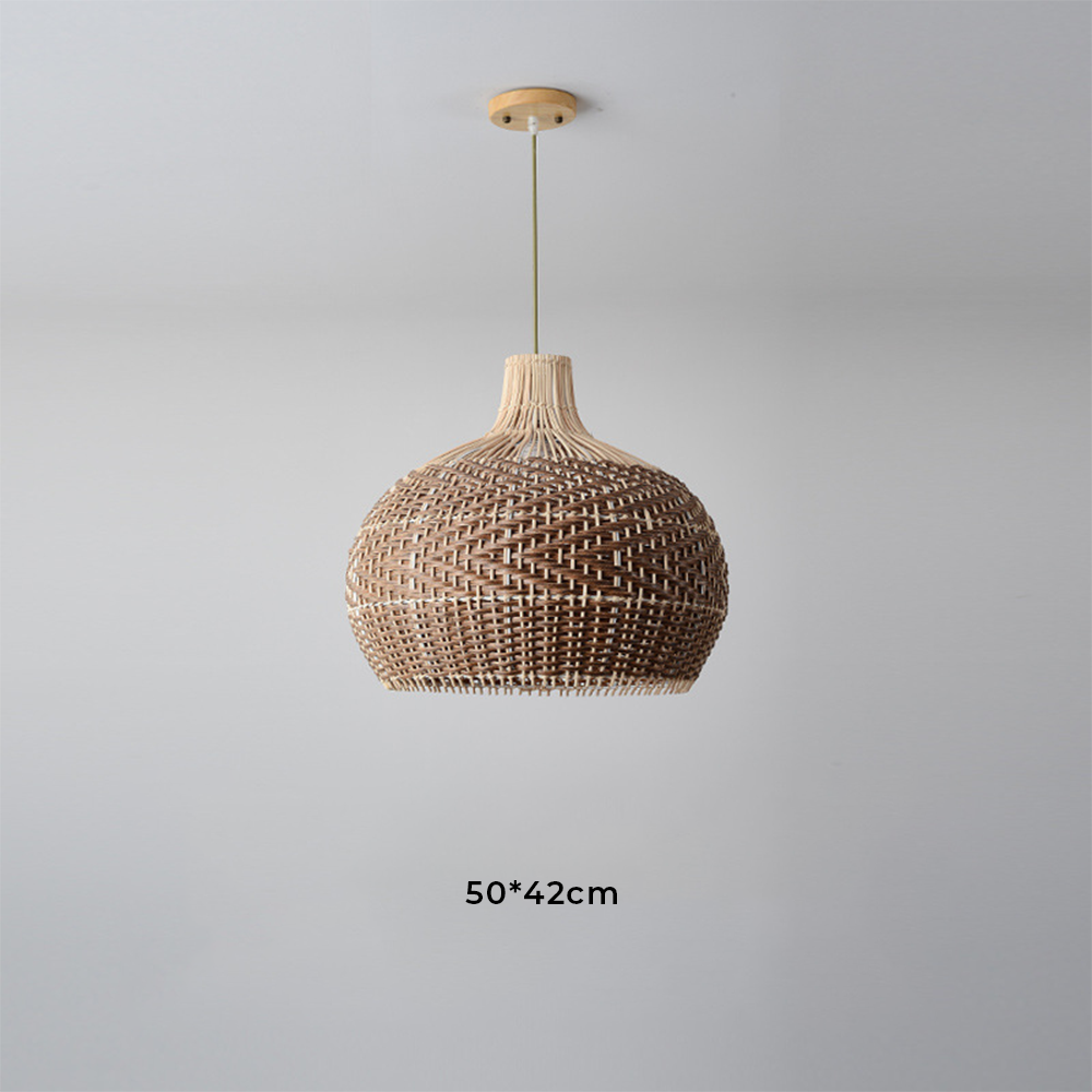 Modern Rattan Handwoven Pendant Light