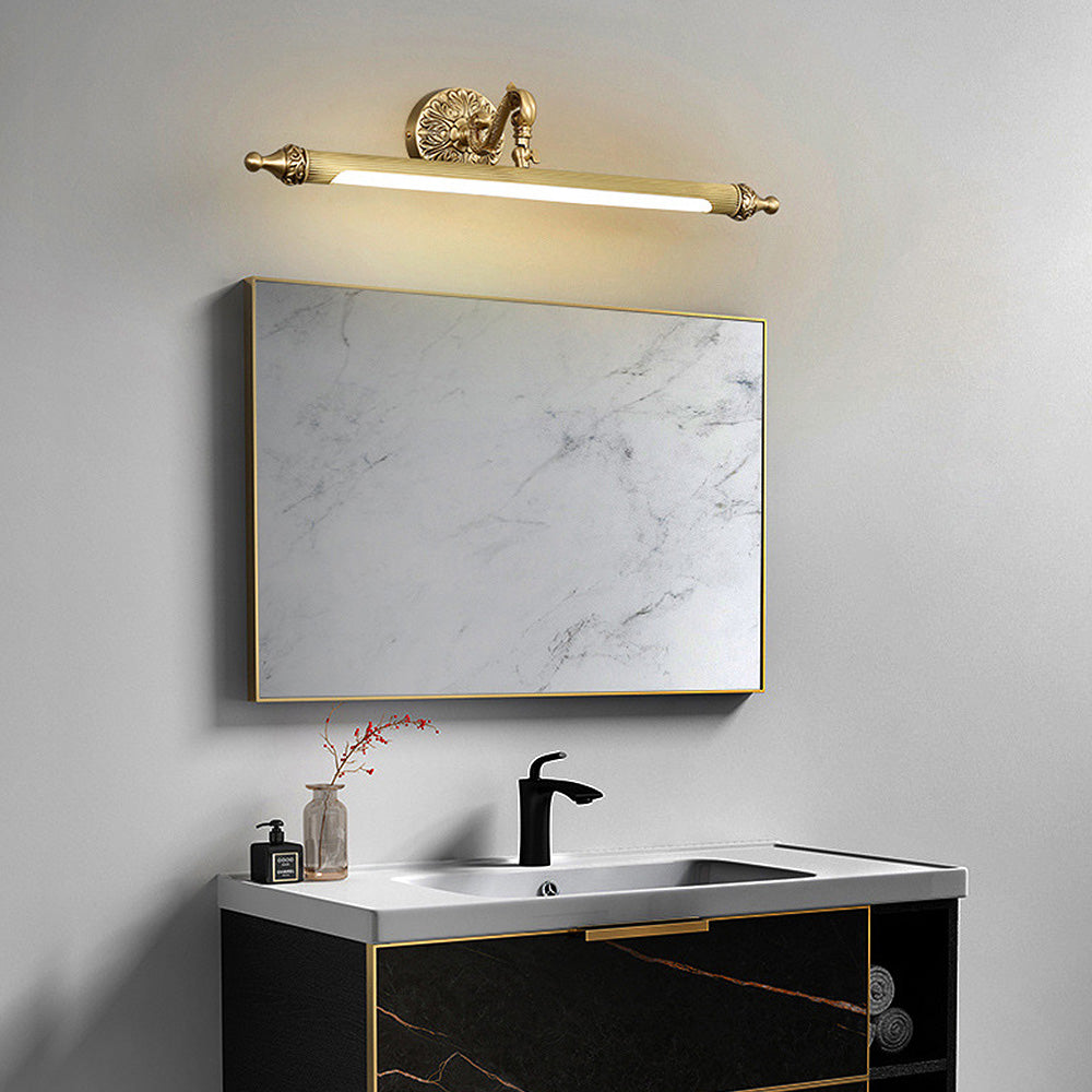 Vintage Gold Metal Bathroom Vanity Wall Lighting