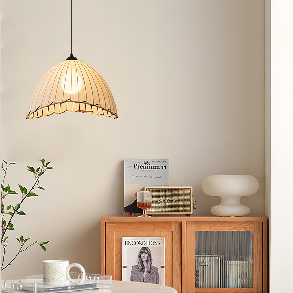 Unique Fabric Linen Maris Pendant Light