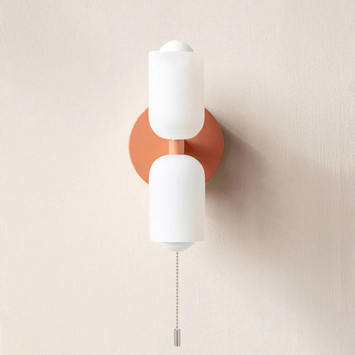 Modern Creamy Double Heads Wall Sconce