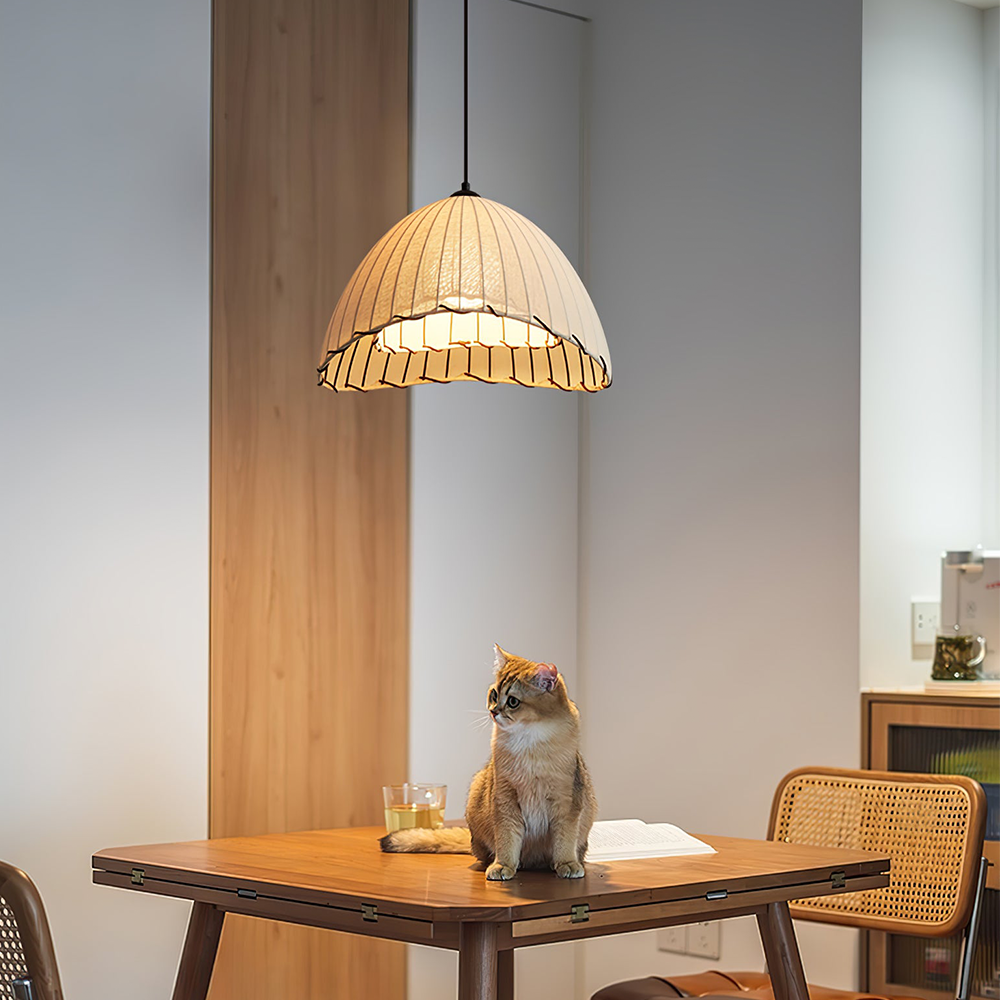 Unique Fabric Linen Maris Pendant Light