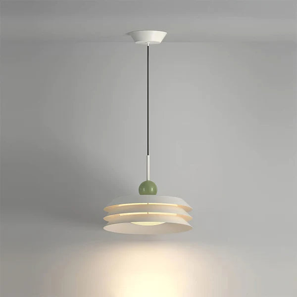 Modern Morandi Layered Metal Hanging Lights
