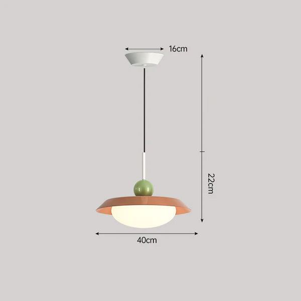 Modern Morandi Layered Metal Hanging Lights
