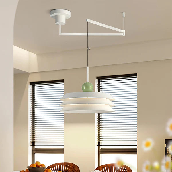 Modern Morandi Layered Metal Hanging Lights