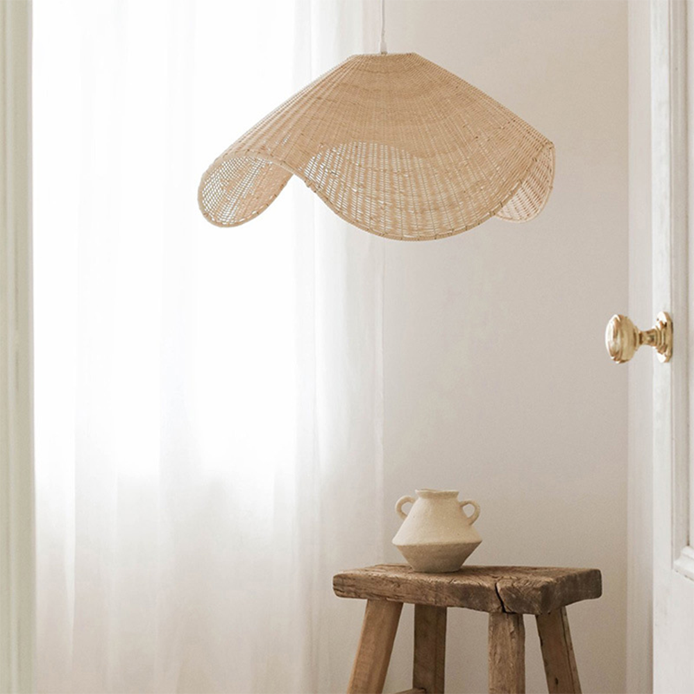 Modern Simple Handwoven Rattan Pendant Light