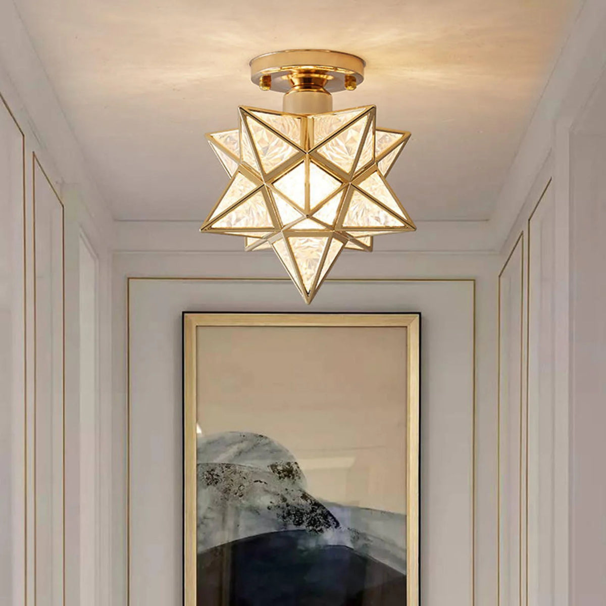 Creative Metal Star Ceiling Light