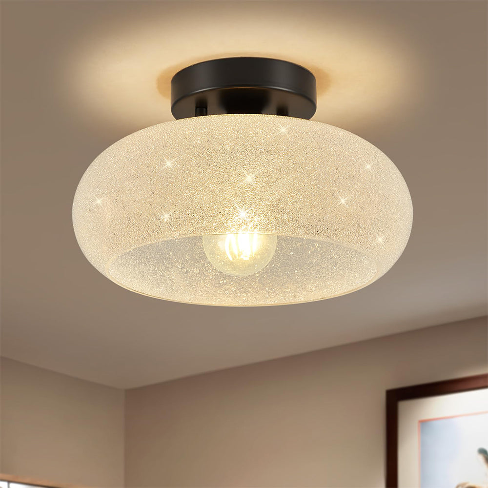 Luxury Glass Semi Flush Ceiling Lights