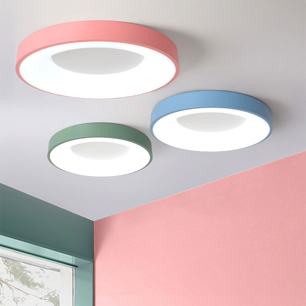 Scandinavian Macaron Color LED Ceiling Light