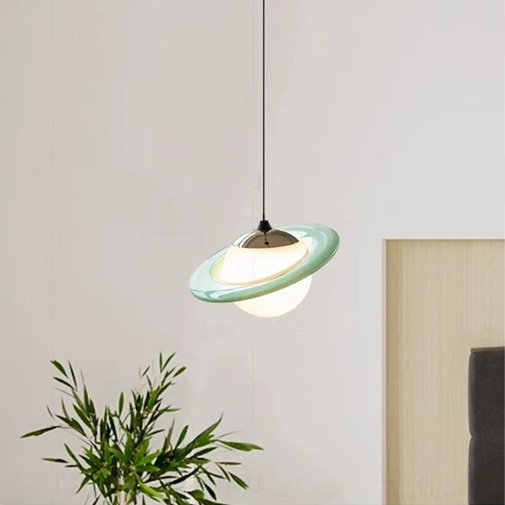 Creative Colorful Planet Glass Pendant Light