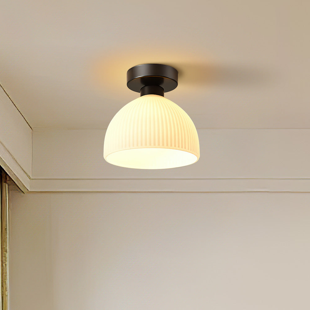 Elegant White Mini Hallway Ceiling Light