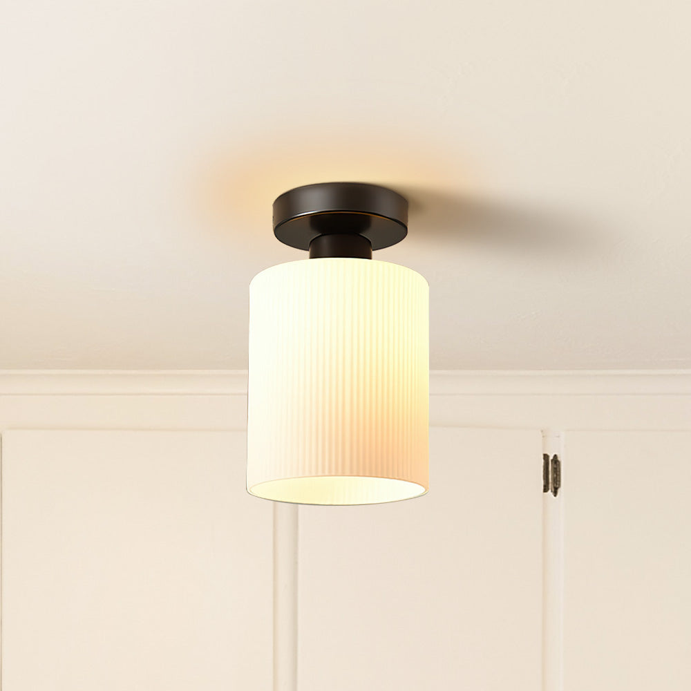 Elegant White Mini Hallway Ceiling Light