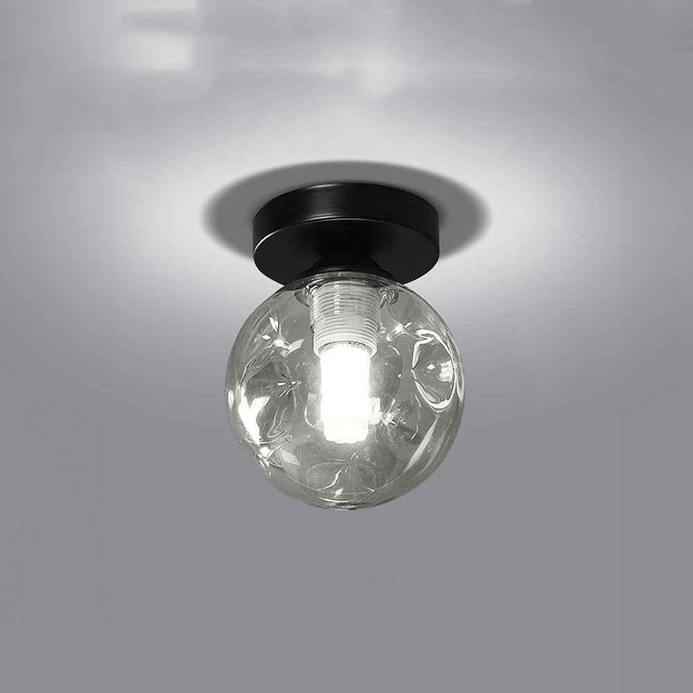 Scandinavian Glass Ball Ceiling Light -Lampsmodern