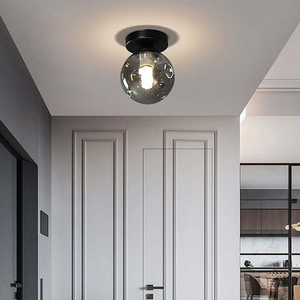 Scandinavian Glass Ball Ceiling Light -Lampsmodern