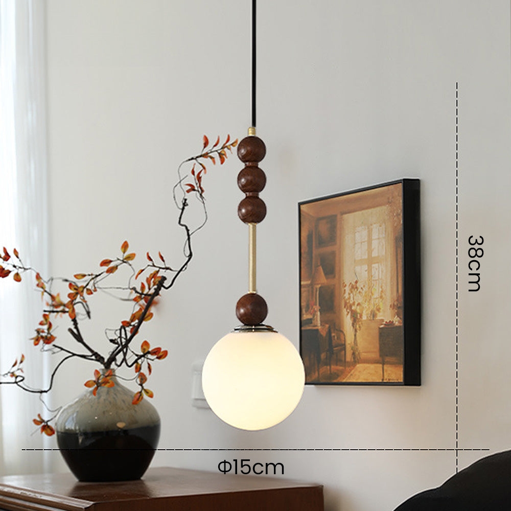 Medieval Wooden Long Wall Light