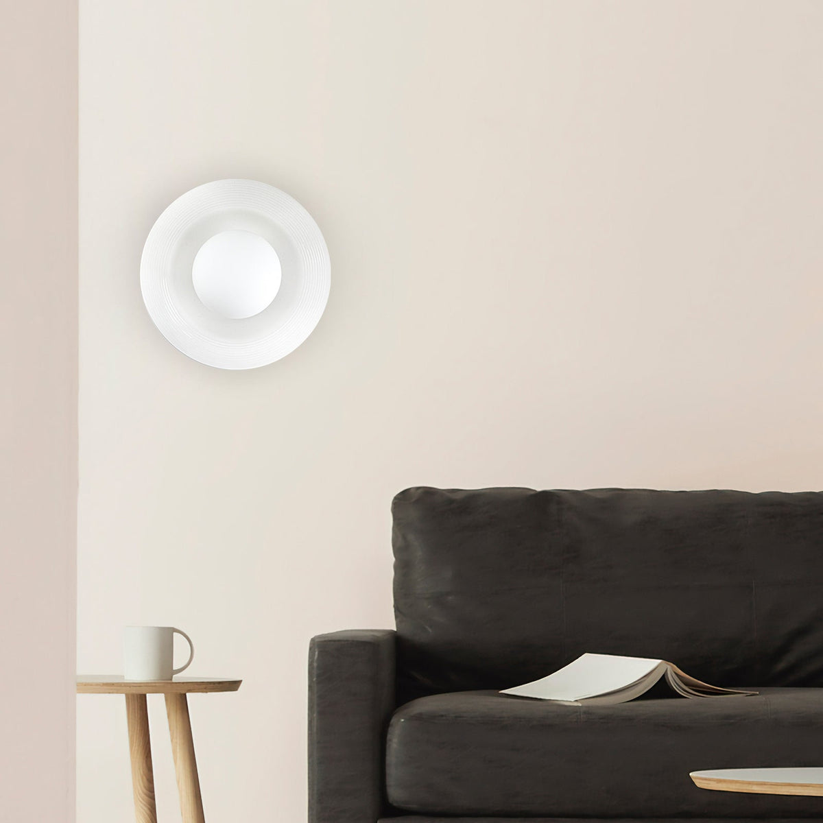Nordic Dome White Ceramic Wall Light