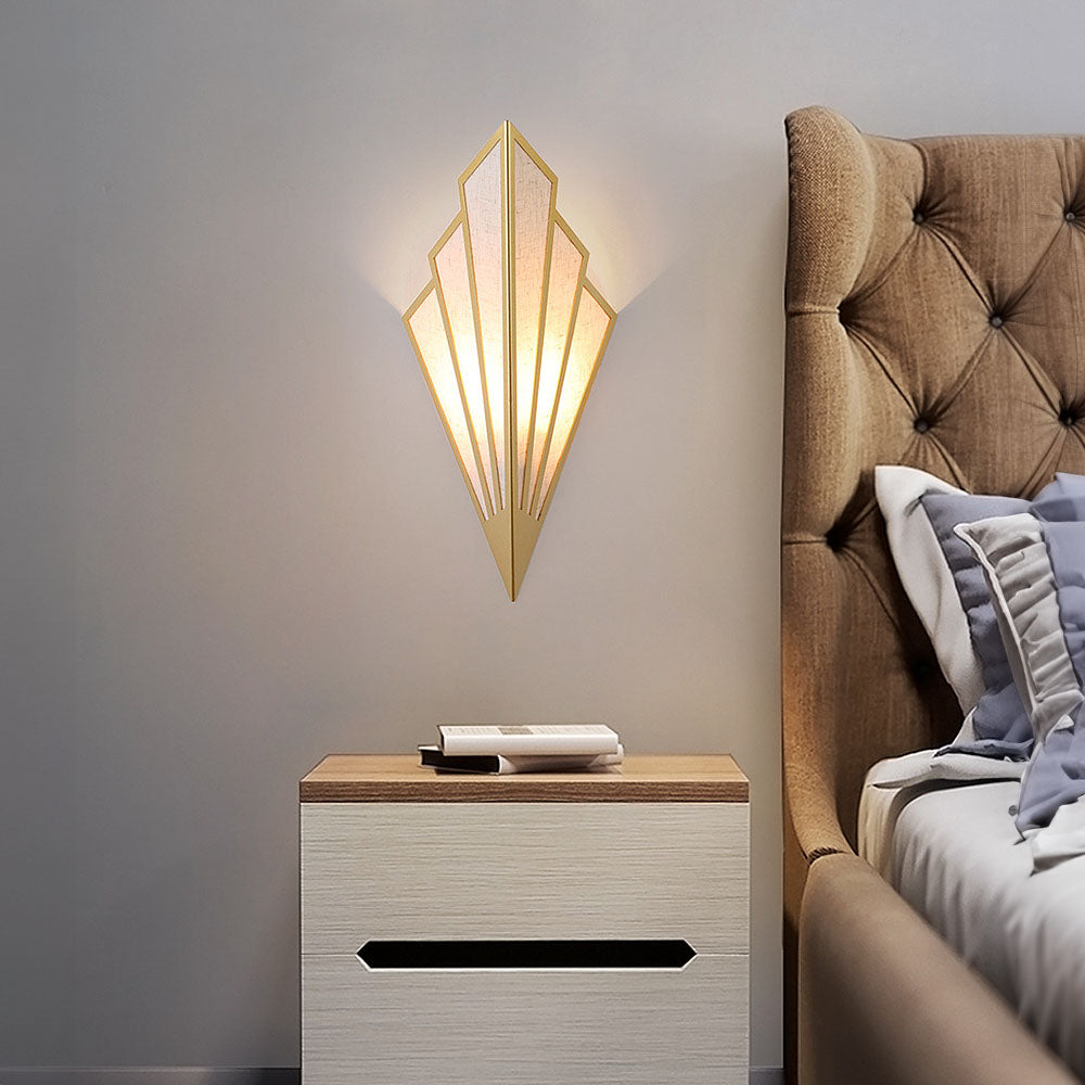 Modern Diamond Linen Wall LED Light
