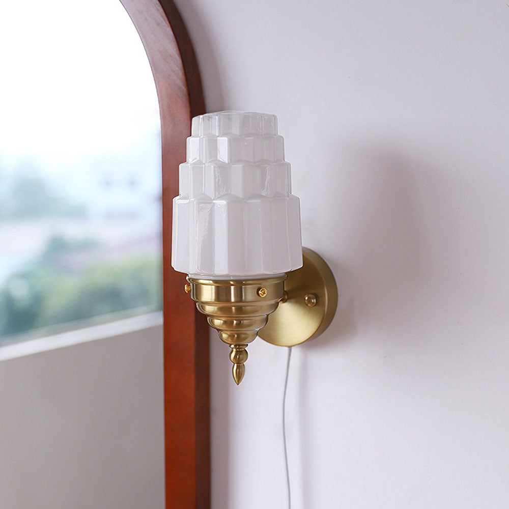 Stylish Art Decor White Shade Nordic Wall Light