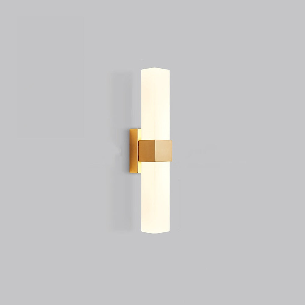 Minimalist Prismatic Metal Wall LED Light