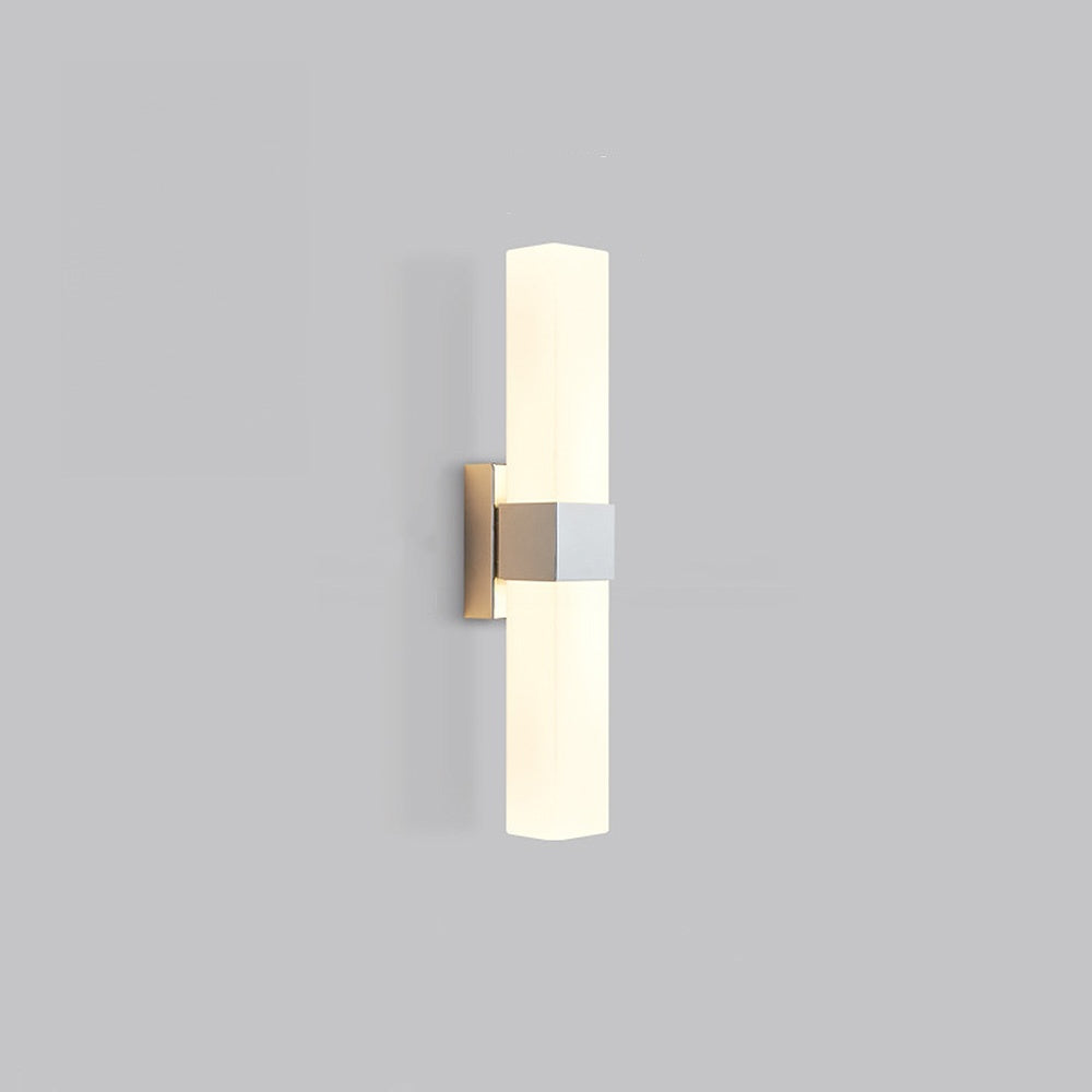Minimalist Prismatic Metal Wall LED Light