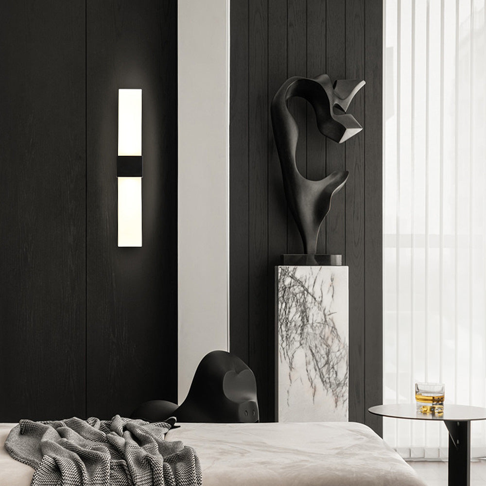 Minimalist Prismatic Metal Wall LED Light