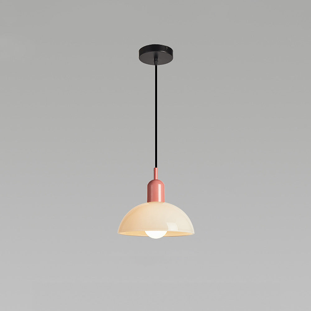 Modern Stained Mini Bedside Pendant Light