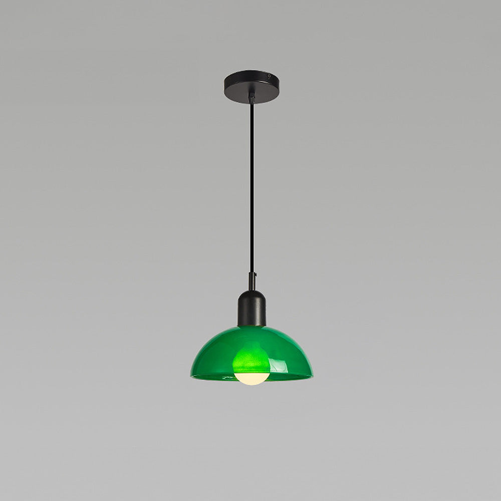 Modern Stained Mini Bedside Pendant Light