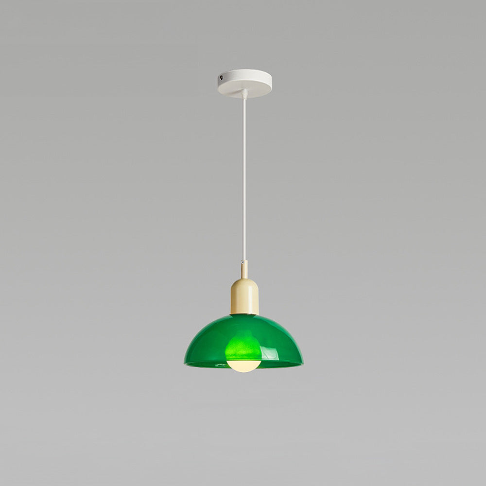 Modern Stained Mini Bedside Pendant Light