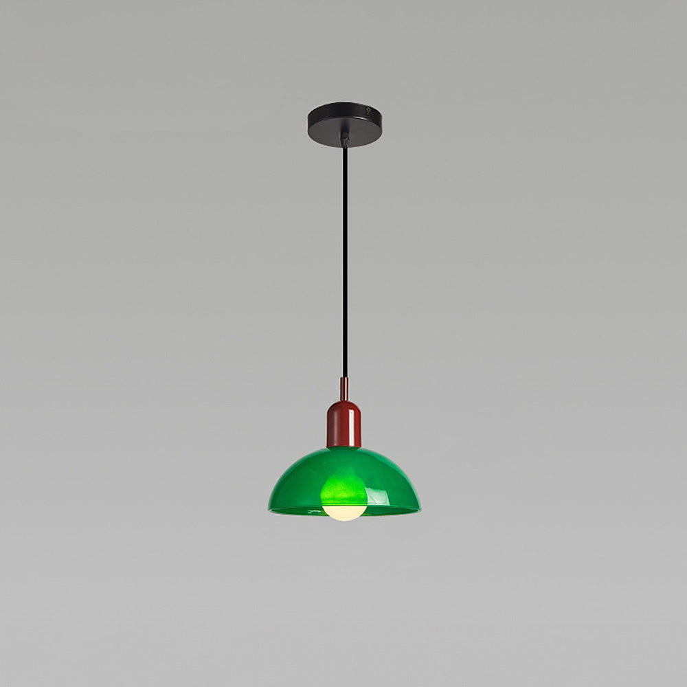 Modern Stained Mini Bedside Pendant Light