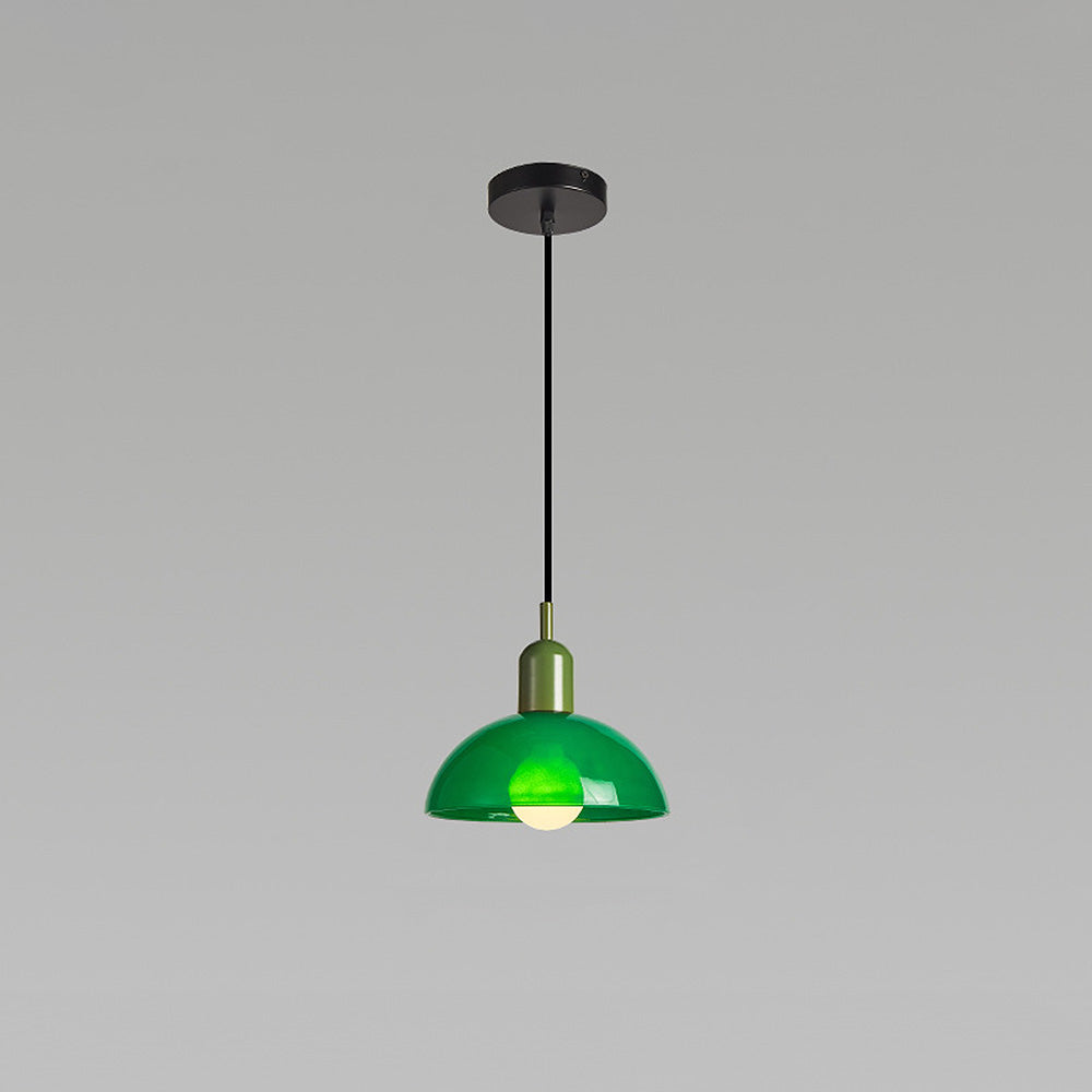 Modern Stained Mini Bedside Pendant Light