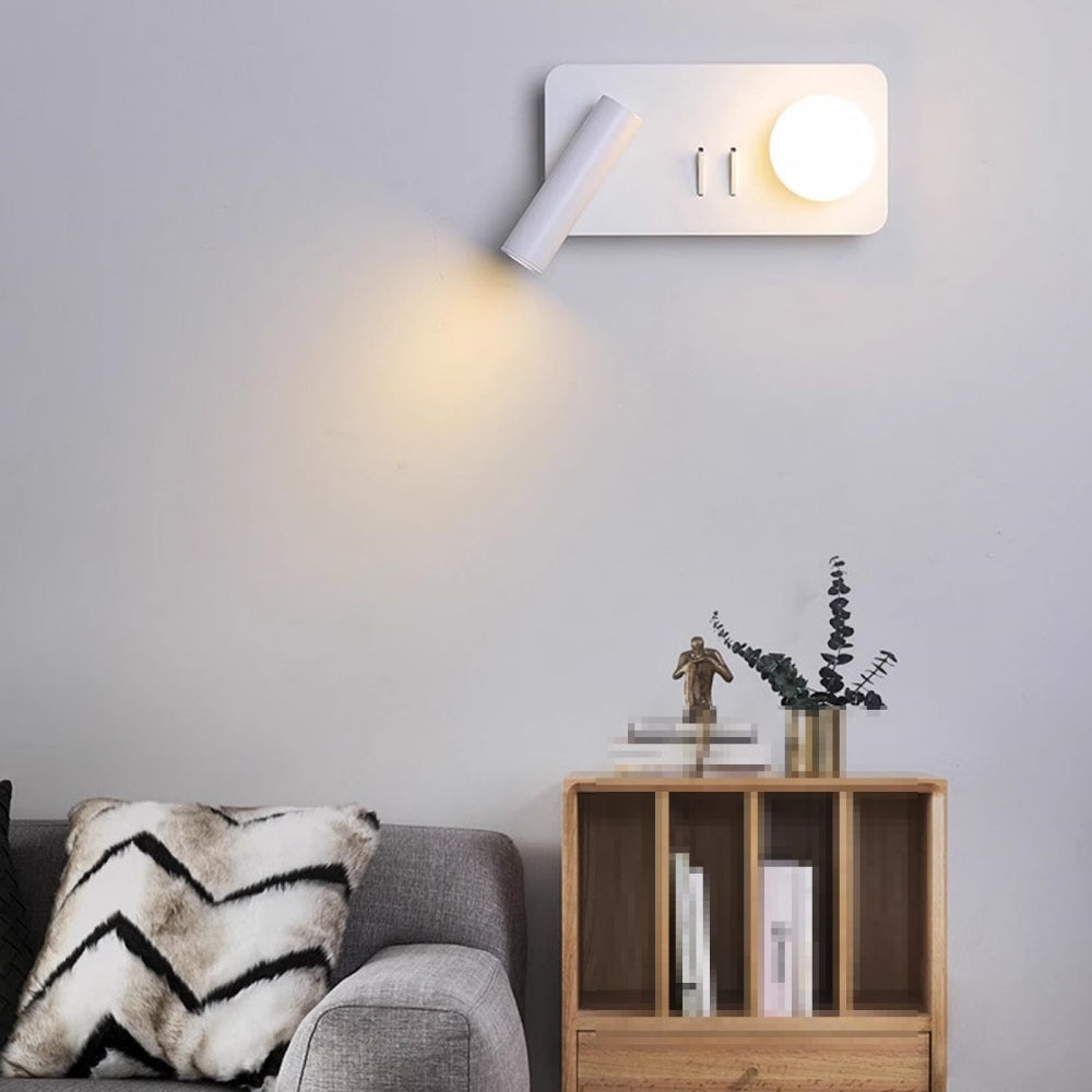 Simple Rotation 2-Lights Downlight Ball LED Wall Sconces -Lampsmodern