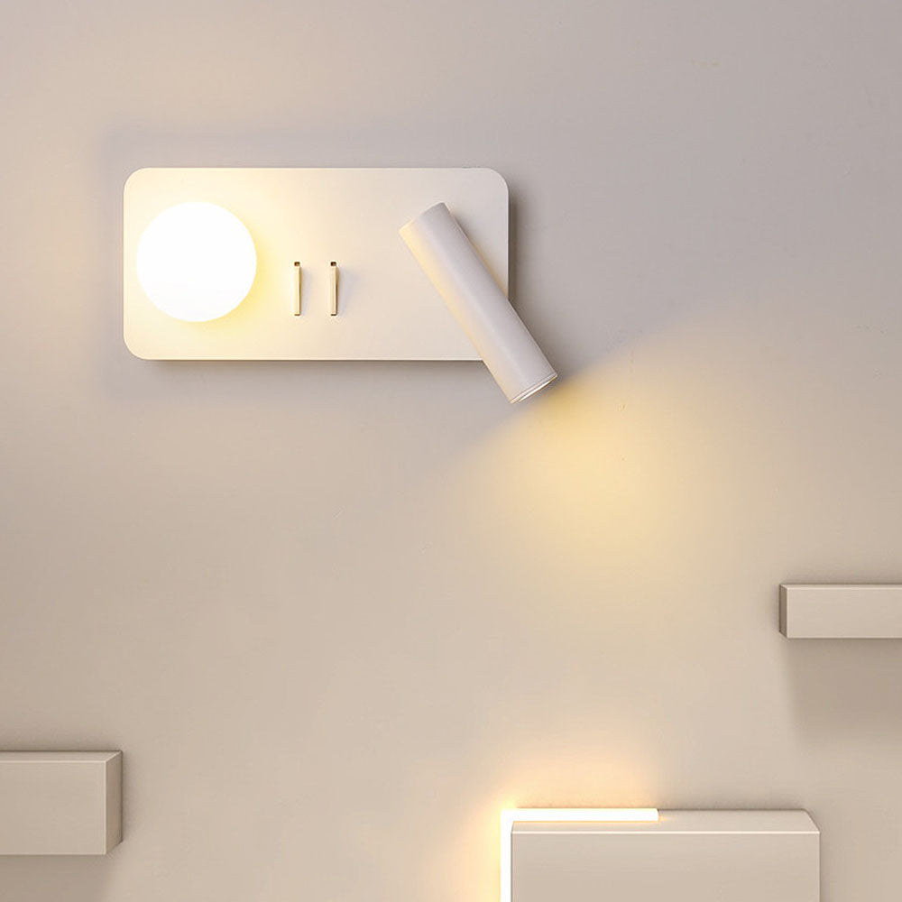 Simple Rotation 2-Lights Downlight Ball LED Wall Sconces -Lampsmodern