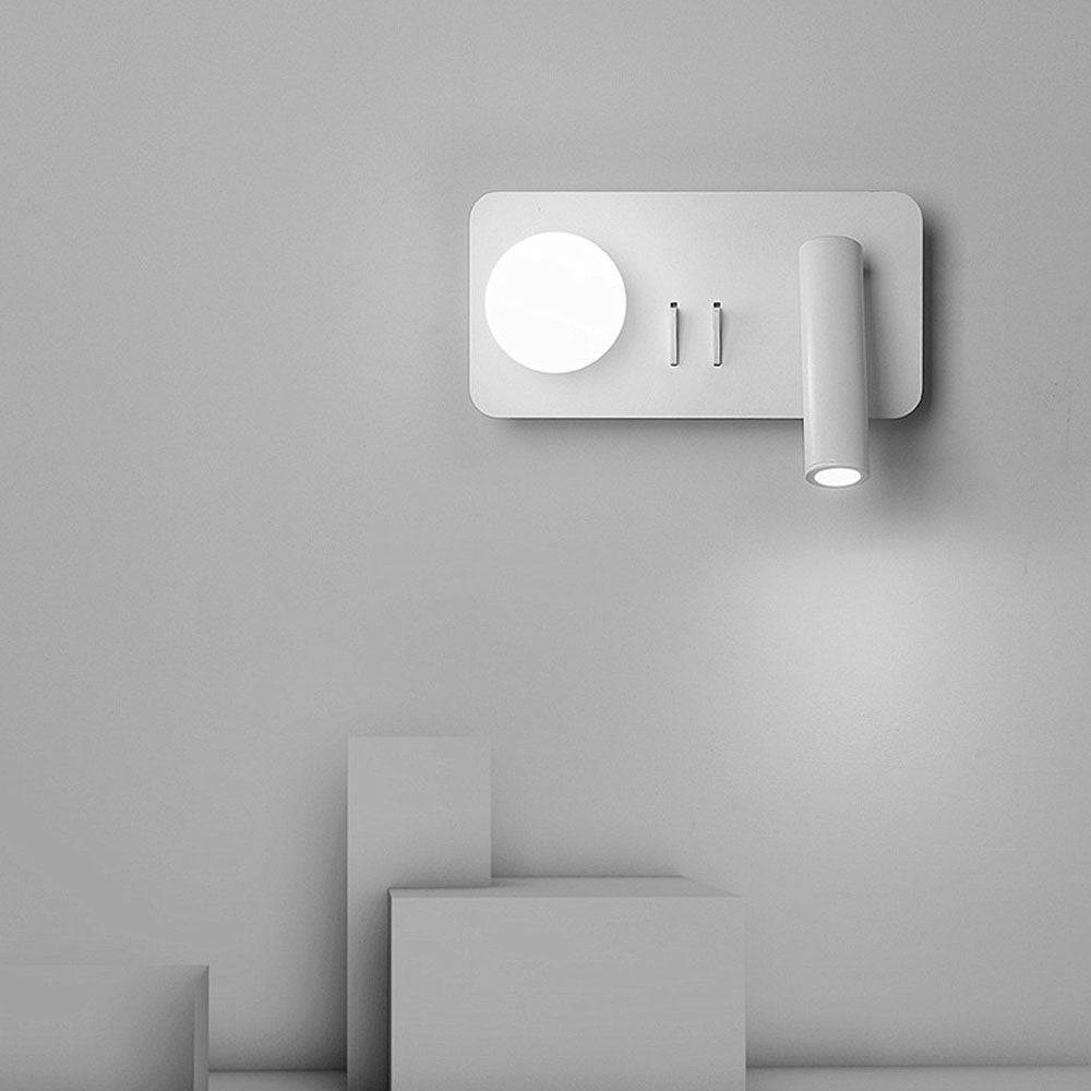 Simple Rotation 2-Lights Downlight Ball LED Wall Sconces -Lampsmodern
