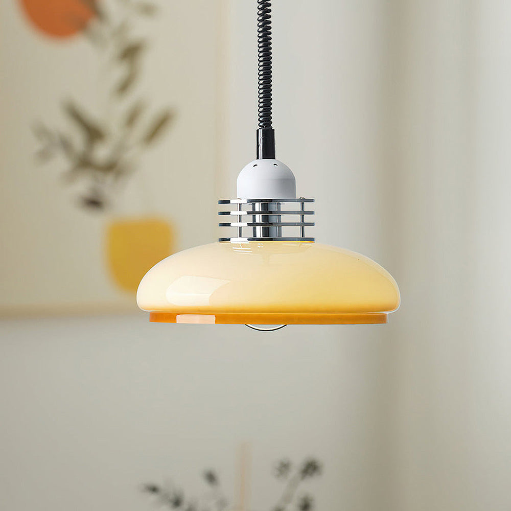 Bauhaus Glass Disc Stylish Pendant Light -Lampsmodern