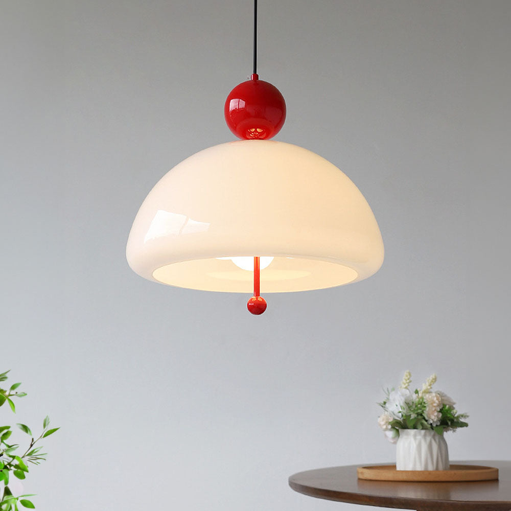 French Retro Creamy White Pendant Lights -Lampsmodern