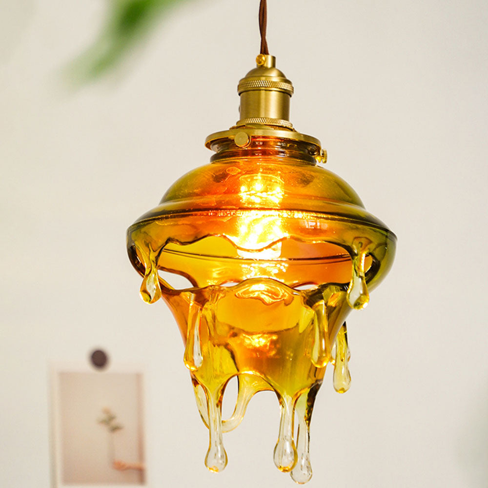 Designer Water Drop Melting Decor Pendant Light