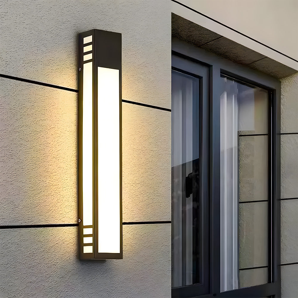 IP55 Modern Black LED Outdoor Wall Lights
