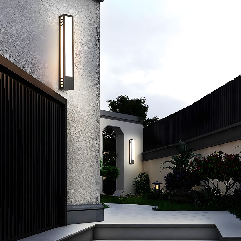 IP55 Modern Black LED Outdoor Wall Lights
