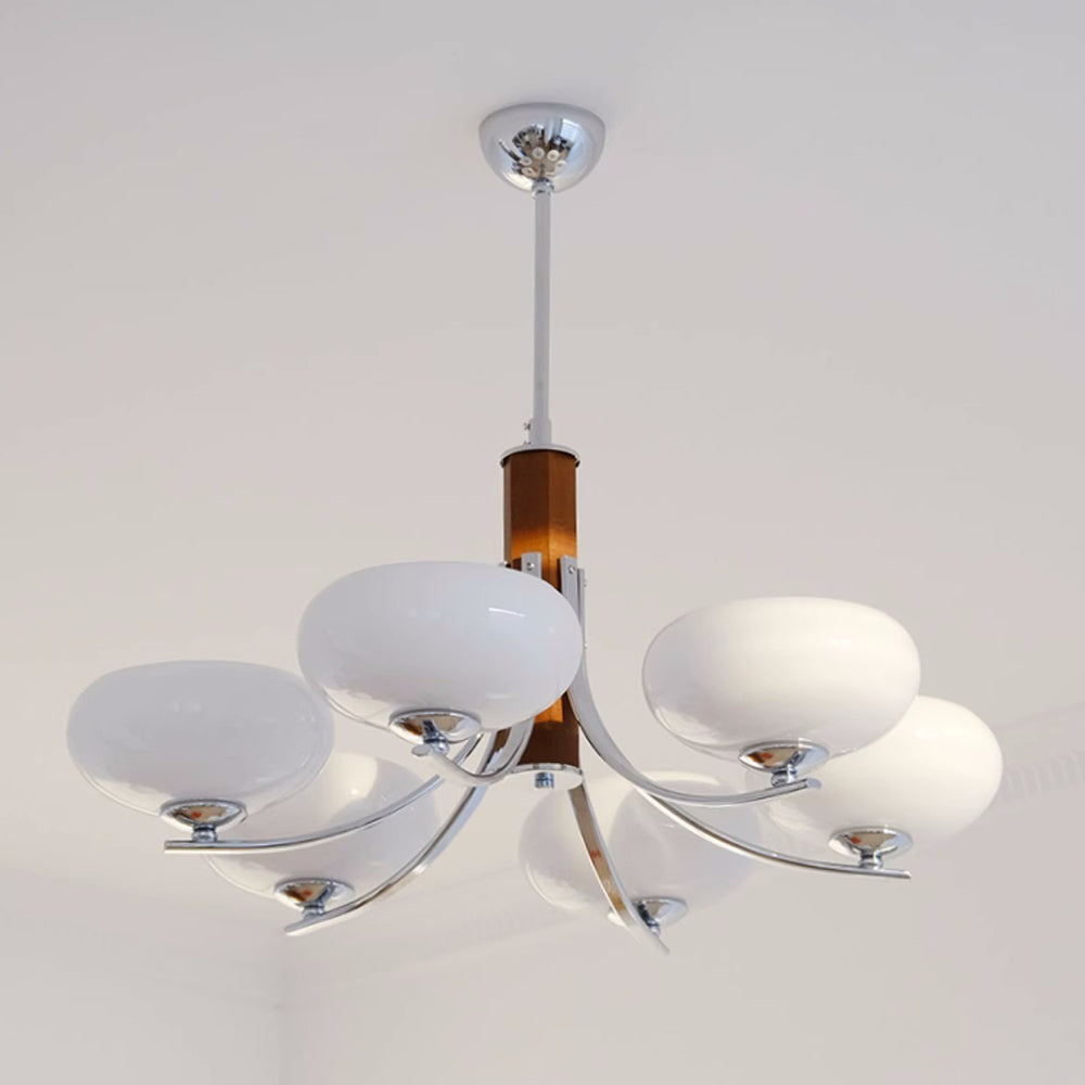 Medieval Bauhaus Solid Wood Chandelier