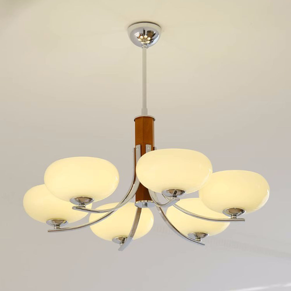 Medieval Bauhaus Solid Wood Chandelier