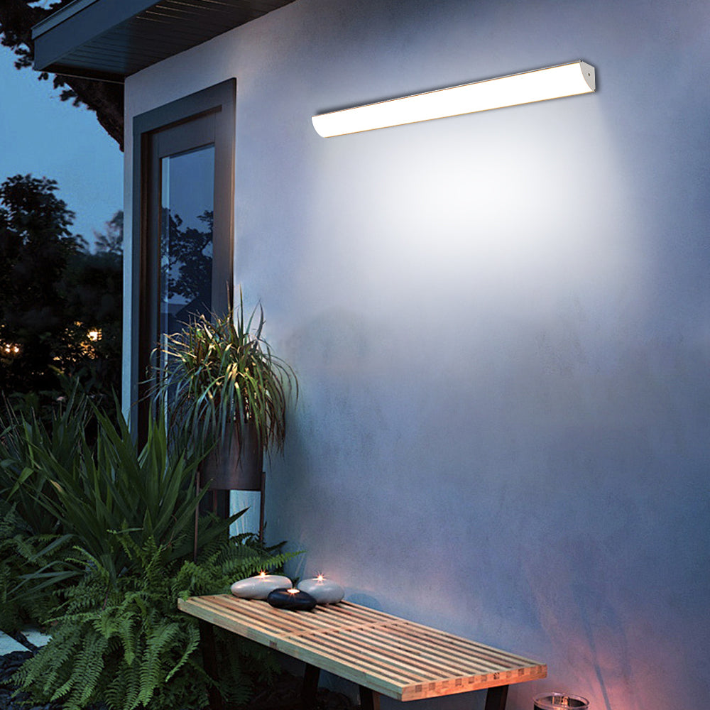 IP65 Modern Long Exterior Waterproof Wall Sconce