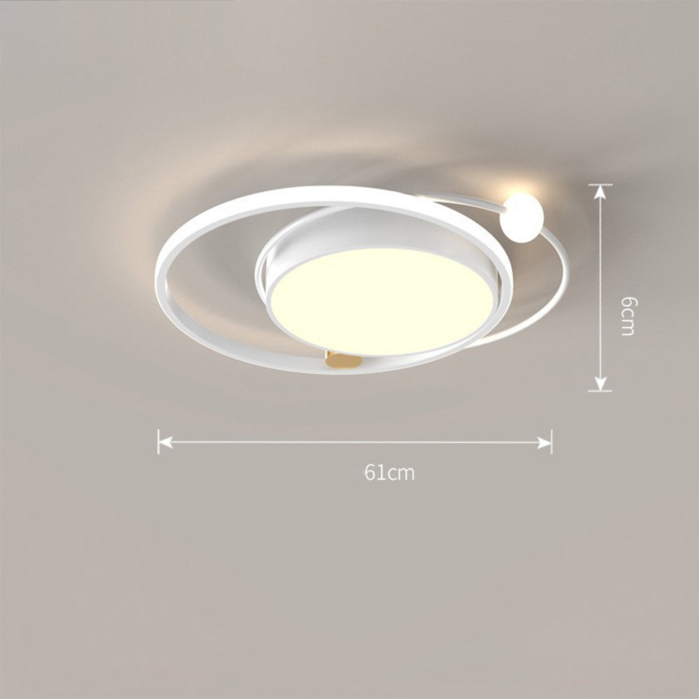 Modern Artistic Metal Round LED Ceiling Light