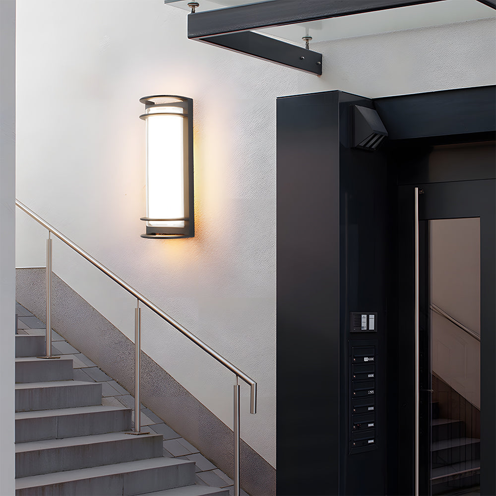 Modern Cylinder Waterproof Outdoor Wall Sconce for Porch
