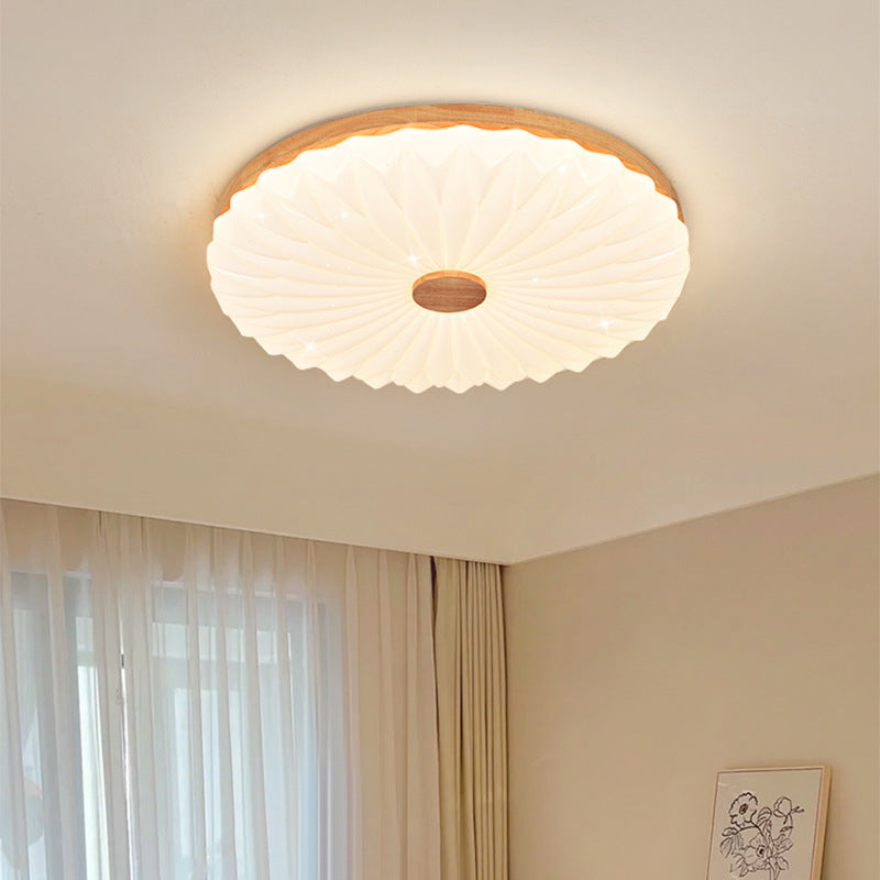 Vintage White Round LED Ceiling Light