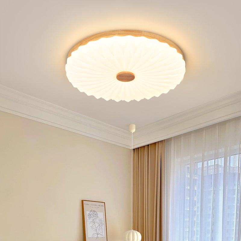 Vintage White Round LED Ceiling Light