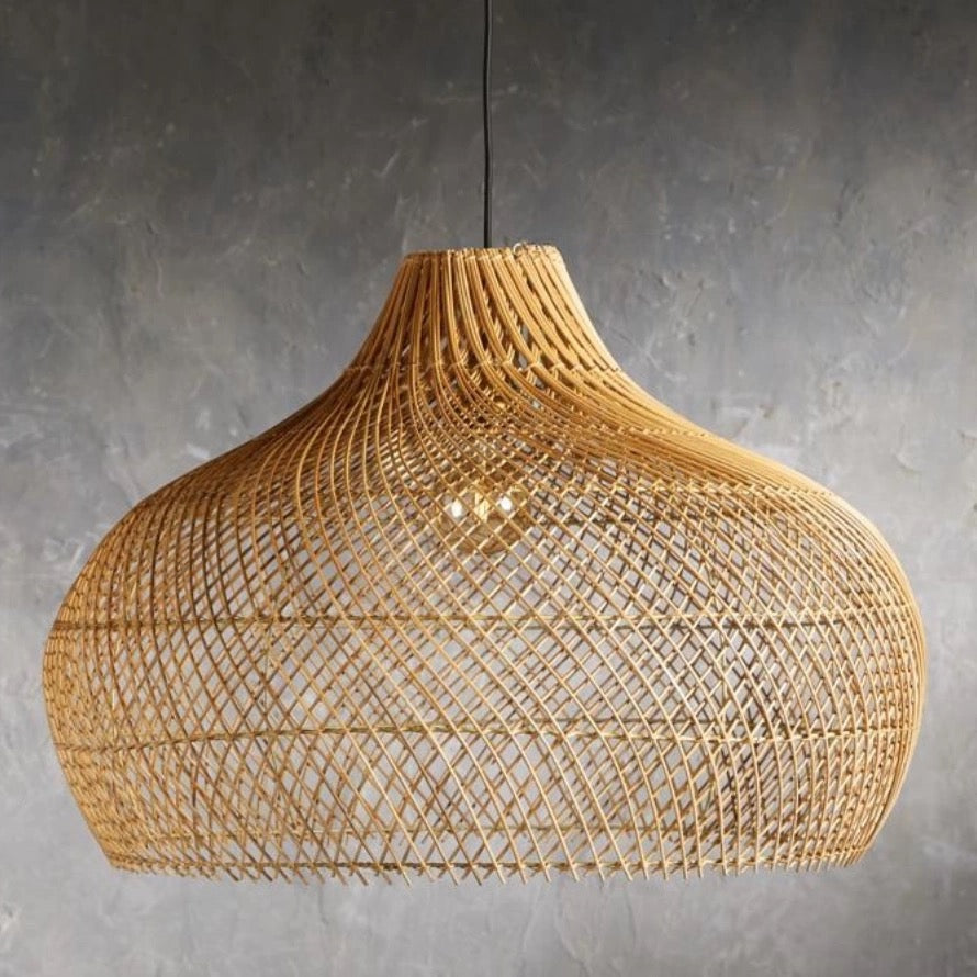 Modern Rattan Handwoven Island Pendant Light